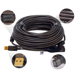 کابل افزایش طول USB دیتک (Dtech) مدل DT-5042 طول 25 متر