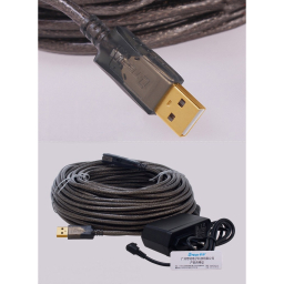 کابل افزایش طول USB دیتک (Dtech) مدل DT-5042 طول 25 متر