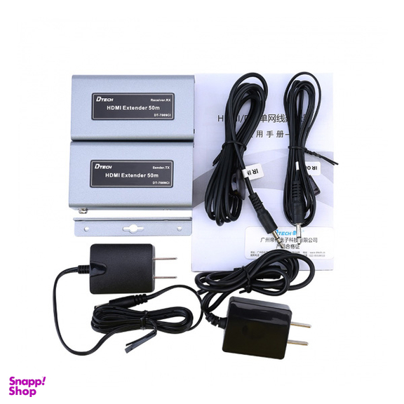 اکستندر HDMI با کابل CAT5 دیتک (Dtech) مدل DT-7009C طول 50متر