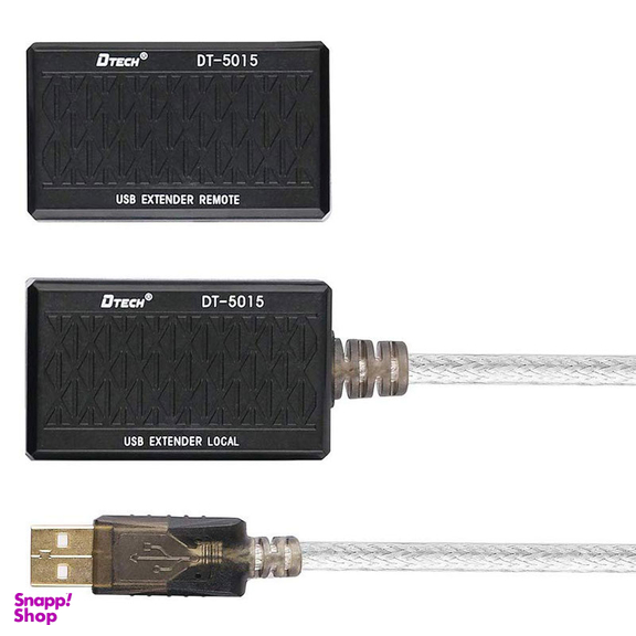 کابل افزایش طول USB رو LAN دیتک (Dtech) مدل DT-5015 طول 60 متر