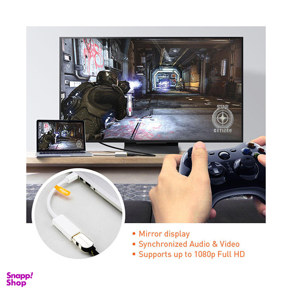 مبدل Mini DisplayPort HDMI فرانت (Faranet) مدل FN-MDPH12A