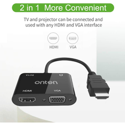 تبدیل HDMI و VGA پاوردار اونتن مدل 5165hv