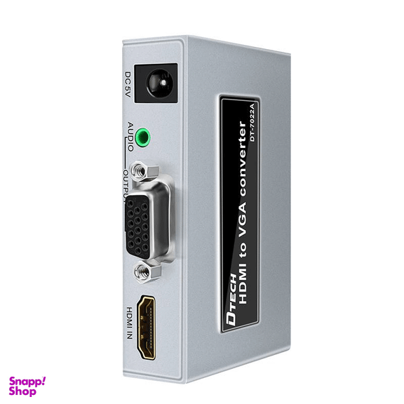 تبدیل HDMI VGA دیتک (Dtech) مدل DT-7022A