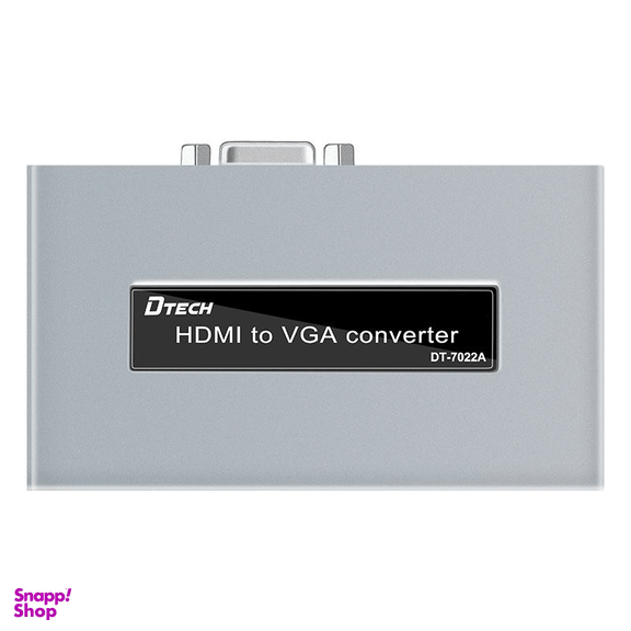 تبدیل HDMI VGA دیتک (Dtech) مدل DT-7022A
