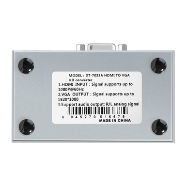 تبدیل HDMI VGA دیتک (Dtech) مدل DT-7022A