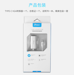 تبدیل Type-C VGA دیتک (Dtech) مدل DT-T0033