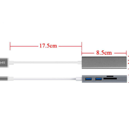 هاب 3 پورت USB 3.0 اونتن مدل OTN-5223 به همراه کارت خوان