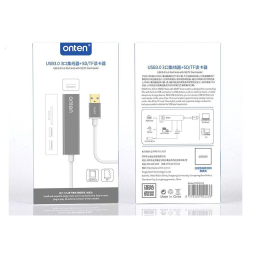 هاب 3 پورت USB 3.0 اونتن مدل OTN-5223 به همراه کارت خوان