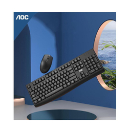 موس و کیبورد ارگونومیک بیسیم ای او سی (AOC) مدل KM220