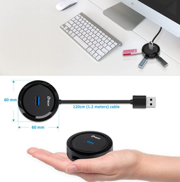 هاب USB3 چهار پورت دیتک (DTECH) مدل DT-3309
