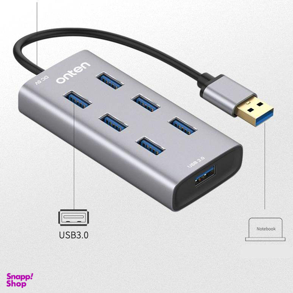 هاب 7 پورت USB 3.0 اونتن مدل OTN-8108