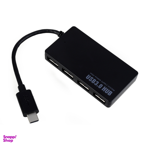هاب 4 پورت USB 3.1 Type-C به USB 3.0 بافو مدل BF-4331