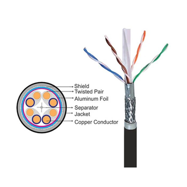 کابل شبکه CAT6 SFTP کی نت (K-net) مدل PVC طول 305 متر