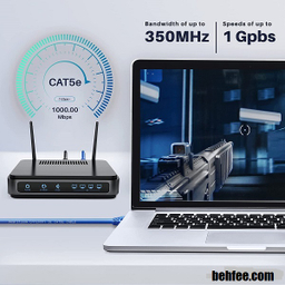 کابل شبکه پچ کورد Cat5e کی نت (K-net) مدل K-N1009 طول 20 متر