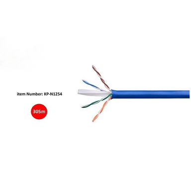 کابل شبکه CAT6A U/UTP کی نت پلاس (Knet Plus) مدل KP-N1254 طول 305 متر