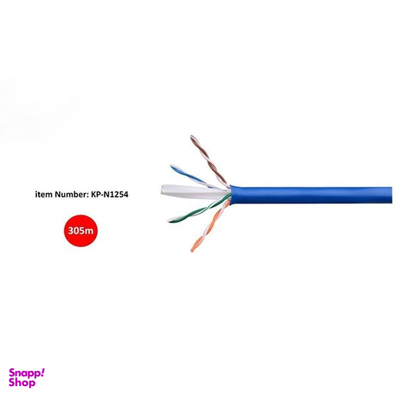 کابل شبکه CAT6A U/UTP کی نت پلاس (Knet Plus) مدل KP-N1254 طول 305 متر
