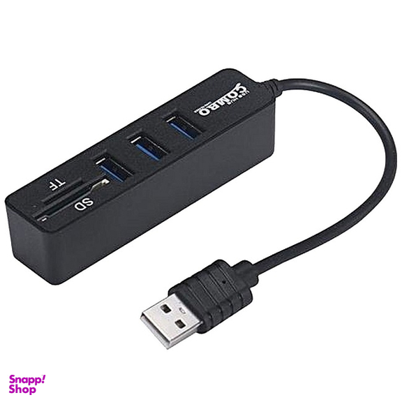 هاب USB 2.0 سه پورت وکارت خوان ایکس پی مدل XP-HC834E