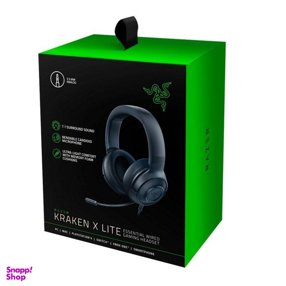 هدست گیمینگ با سیم ریزر مدل Kraken X Lite