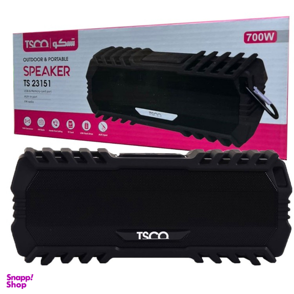 اسپیکر بلوتوثی قابل حمل تسکو (Tsco) مدل TS 23151
