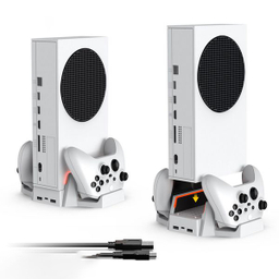 پایه شارژر دسته بازی دابی (Dobe) مدل Tyx-0663 مناسب برای Xbox Sereis S به همراه باطری