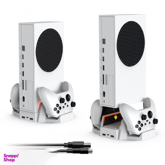 پایه شارژر دسته بازی دابی (Dobe) مدل Tyx-0663 مناسب برای Xbox Sereis S به همراه باطری