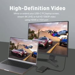 هاب 1 به 6 USB-C پرومیت (Promate) مدل MEDIAHUB-C6
