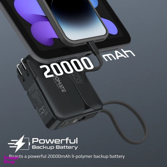 پاوربانک پرومیت مدل POWERPACK-20PRO با ظرفیت 20000 میلی آمپر ساعت