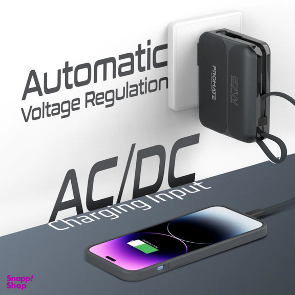 پاوربانک پرومیت مدل POWERPACK-20PRO با ظرفیت 20000 میلی آمپر ساعت