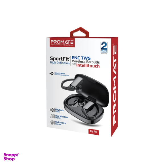 ایربادز بلوتوثی پرومیت مدل EPIC. BLACK