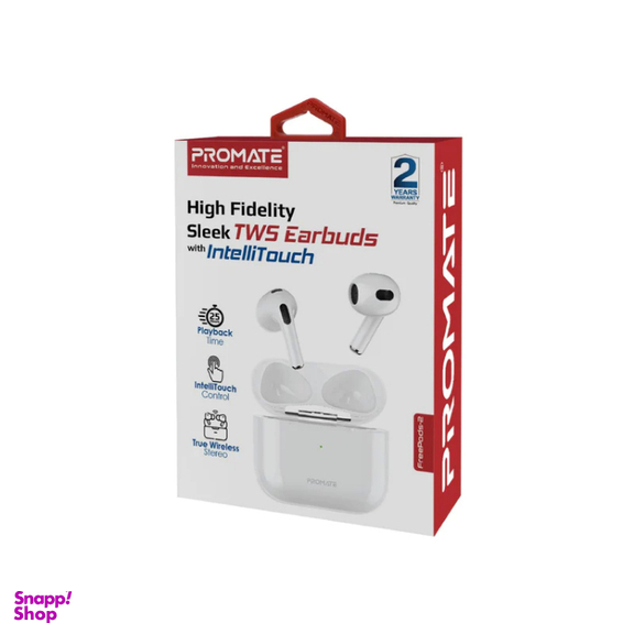 ایربادز بلوتوثی پرومیت (Promate) مدل FREEPODS-2. WHITE