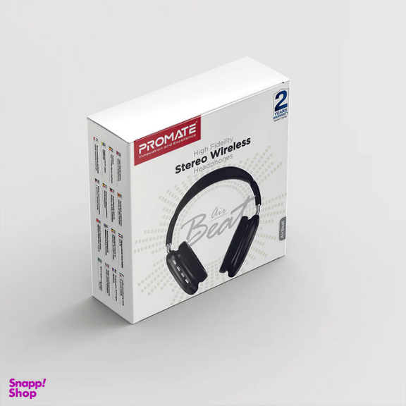 هدفون بلوتوثی پرومیت (Promate) مدل AIRBEAT. BLACK