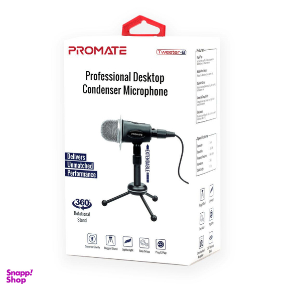 میکروفون رومیزی پرومیت مدل TWEETER-9