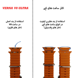 ساعت هوشمند ورنا مدل V8 Ultra