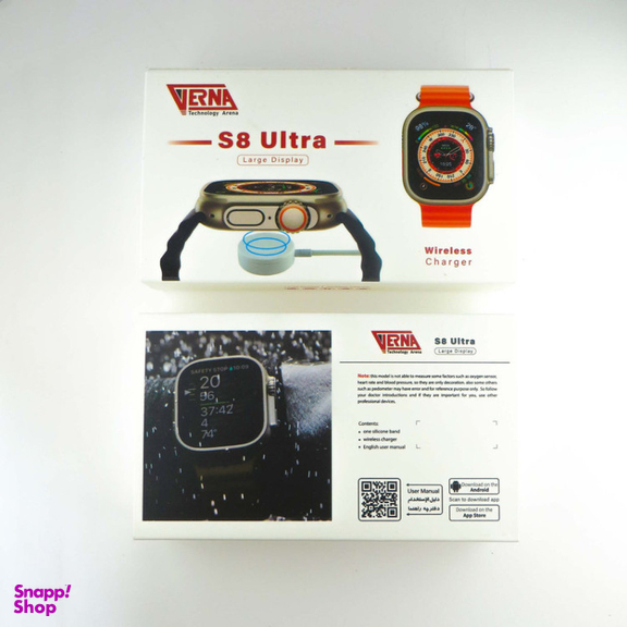 ساعت هوشمند ورنا مدل S8 Ultra