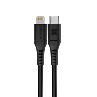 کابل شارژ سریع USB-C پرومیت مدل POWERLINK-120 طول 1.2 متر