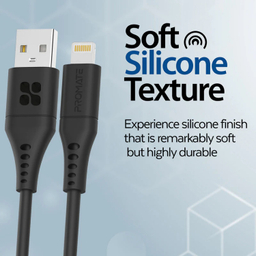 کابل شارژ سریع USB-A به لایتنینگ پرومیت (Promate) مدل POWERLINK-AI200 طول 2 متر