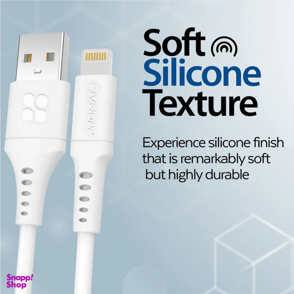 کابل شارژ سریع USB-A به لایتنینگ پرومیت (Promate) مدل POWERLINK-AI200 طول 2 متر
