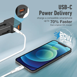 شارژر هوشمند پرومیت مدل TRIPLUG-PD20