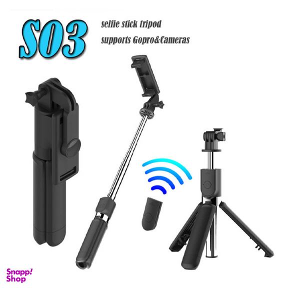مونوپاد سه پایه دار موبایل و دوربین مدل S03