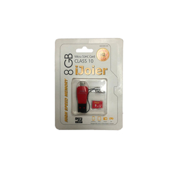 کارت حافظه microSDHC آی جویر (IJoier) مدل UHS-1 U1 به همراه آداپتور USB&OTG ظرفیت 8 گیگابایت