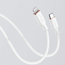 کابل تبدیل USB-C به لایتنینگ انکر مدل Power Line III Flow A8662 طول 0.9 متر