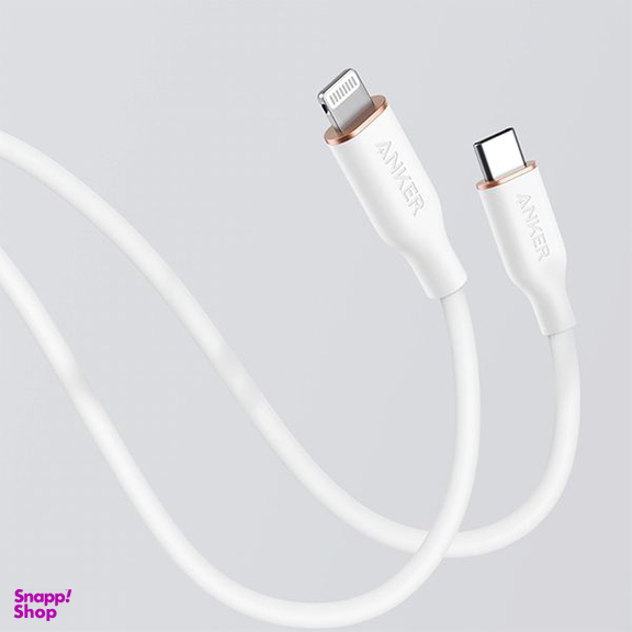 کابل تبدیل USB-C به لایتنینگ انکر مدل Power Line III Flow A8662 طول 0.9 متر