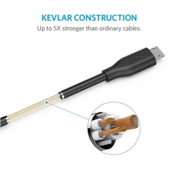کابل تبدیل USB به microUSB انکر (Anker) مدل A8132 PowerLine طول 0.9 متر