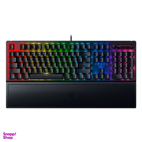 کیبورد مخصوص بازی ریزر (Razer) مدل Blackwidow v3 Green swithes