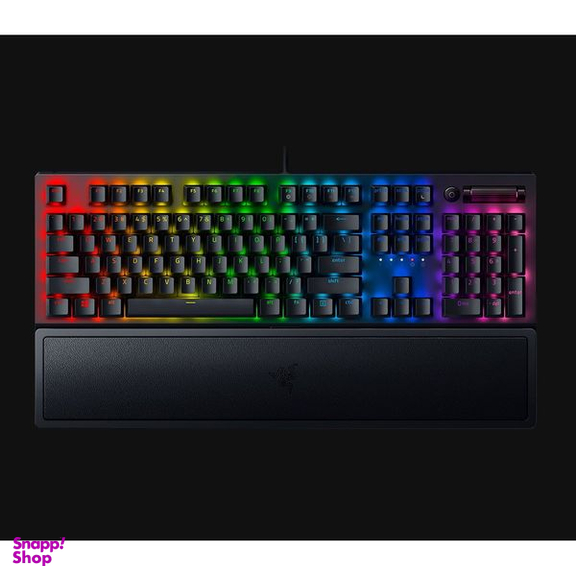 کیبورد مخصوص بازی ریزر (Razer) مدل Blackwidow v3 Green swithes