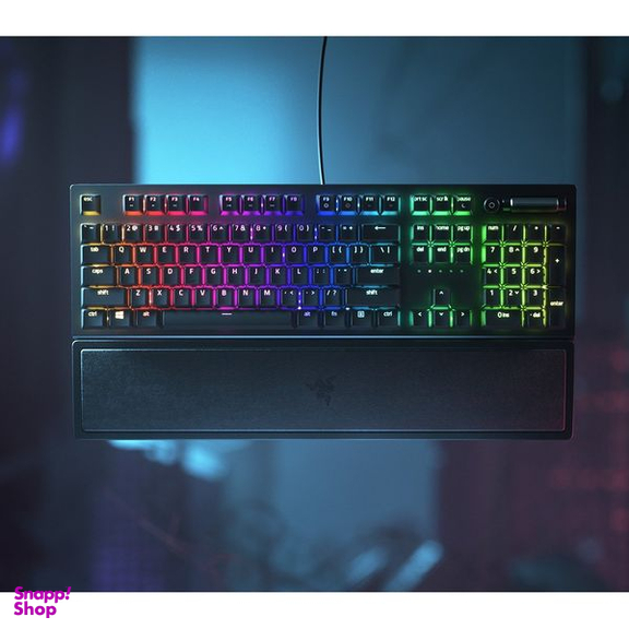 کیبورد مخصوص بازی ریزر (Razer) مدل Blackwidow v3 Green swithes