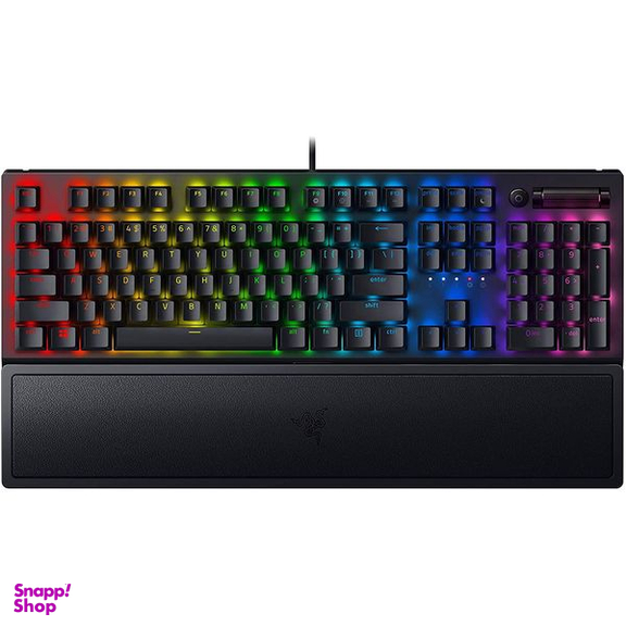 کیبورد مخصوص بازی ریزر (Razer) مدل Blackwidow v3 Green swithes