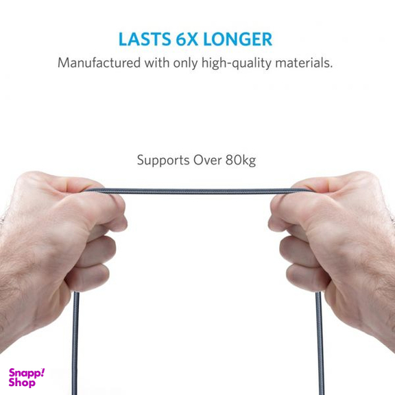 کابل تبدیل USB به لایتنینگ انکر (Anker) مدل A 8121 PowerLine طول 0.90 متر