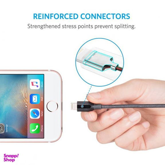 کابل تبدیل USB به لایتنینگ انکر (Anker) مدل A 8121 PowerLine طول 0.90 متر