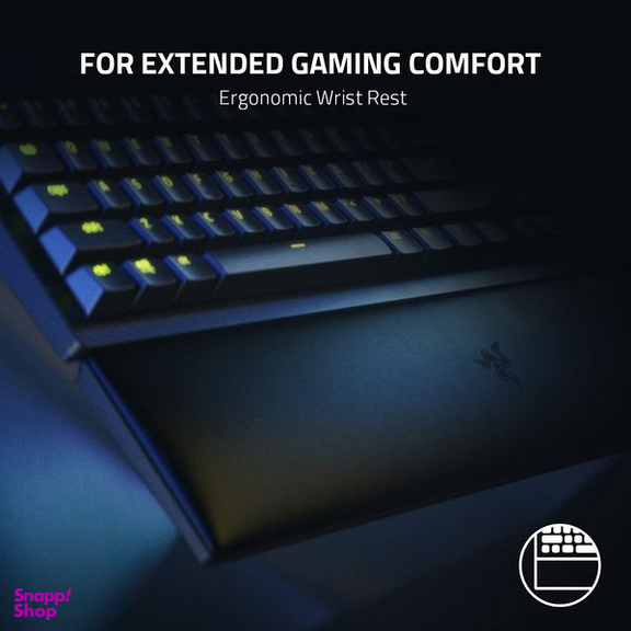 کیبورد مخصوص بازی ریزر (Razer) مدل Huntsman V2 Tenkeyless - Purple Linear Optical Switch